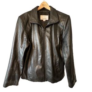 Wilson Leather Maxima vintage women’s XL black leather jacket